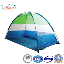 Promotionnel 190t Polyester PU pliante tente de camping en plein air